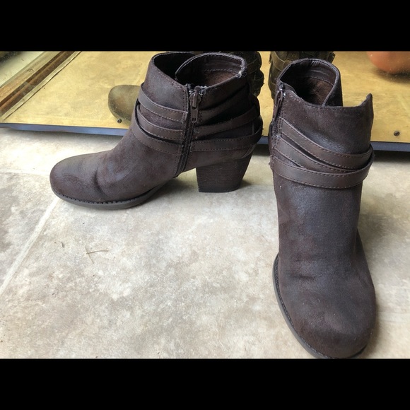 Belted Suede Ankle Boot - Picture 3 of 4